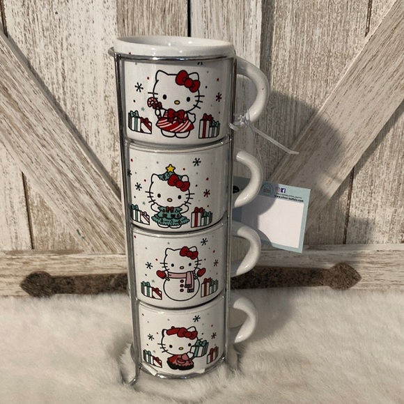 Hello Kitty Christmas Espresso/Mini Mug Set - Picture 1 of 8